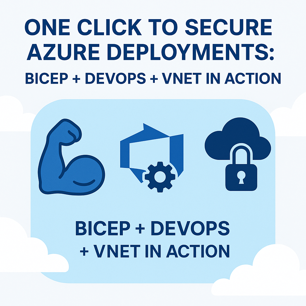 🚀 One Click to the Cloud: Supercharge Azure DevOps with Bicep for ...