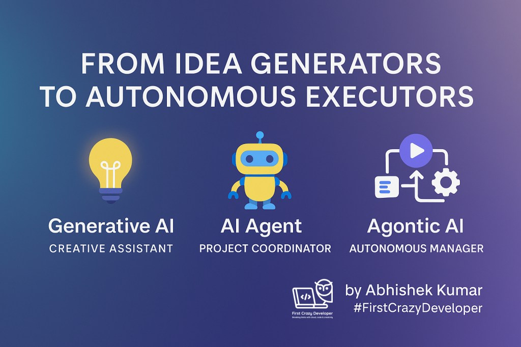 Not All AI Works the Same Way: From Idea Generators to Autonomous&nbsp;Executors