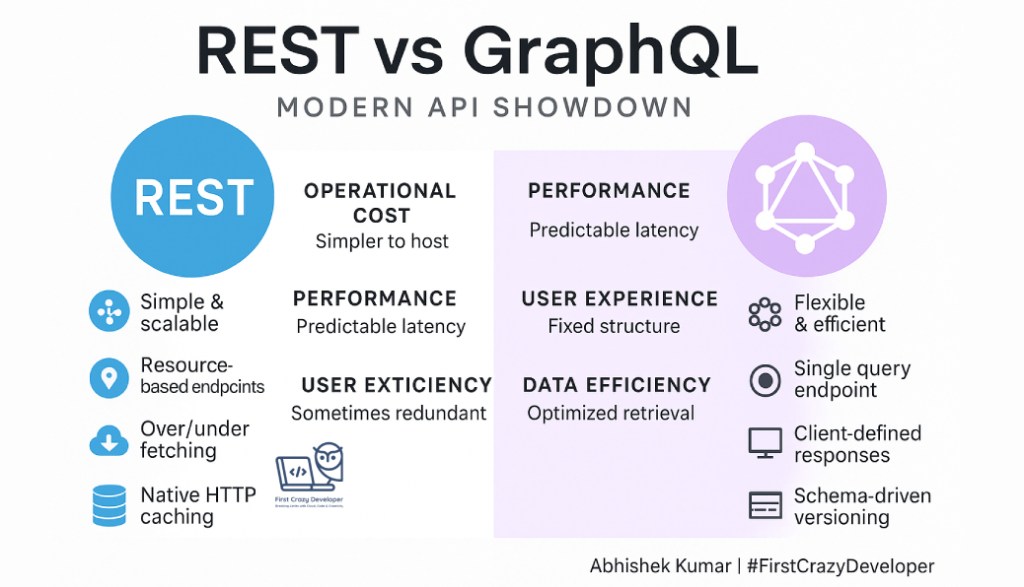 REST vs GraphQL – Choosing the Right API for Modern&nbsp;Enterprise